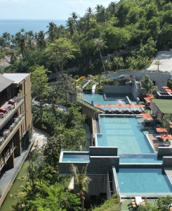 Overlooking the grounds of the U Sunsuri resort in Phuket